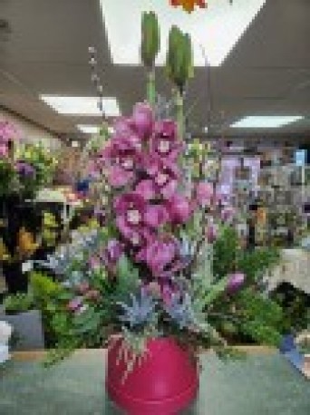 Orchid Luxe Hatbox